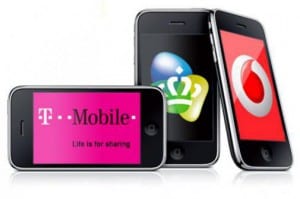 iPhone, T-Mobile, KPN en Vodafone