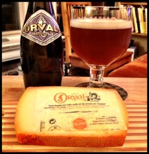 Bier en kaas van Orval