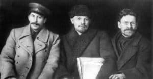 Stalin, Lenin en Kalinin
