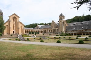 Het nieuwe gedeelte van het klooster van Orval